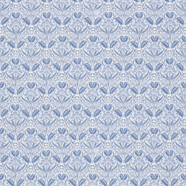 G P & J Baker IRIS MEADOW COTTON BLUE Fabric