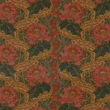 G P & J Baker BRANTWOOD VELVET ROSE/GREEN Fabric
