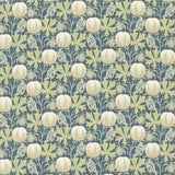 G P & J Baker PUMPKINS COTTON GREEN/BLUE Fabric