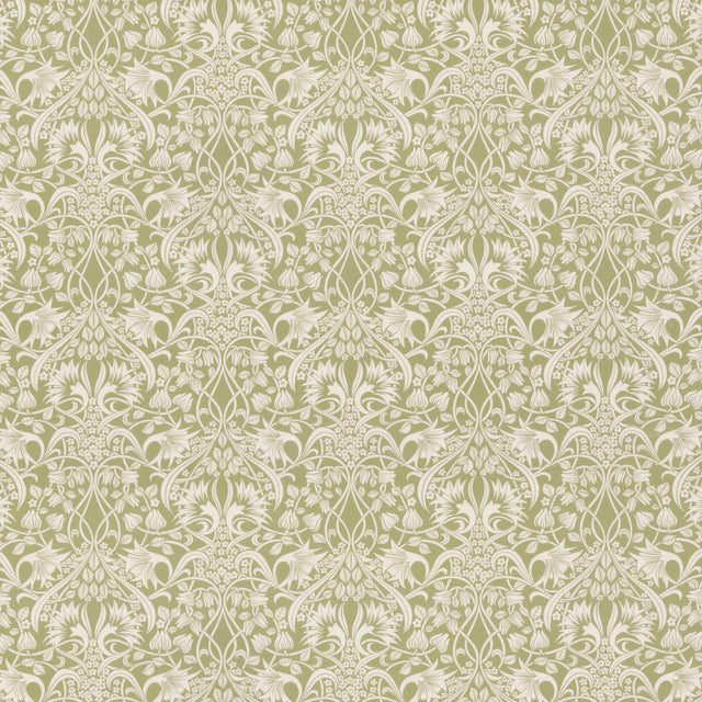 G P & J Baker FRITILLERIE COTTON GREEN Fabric