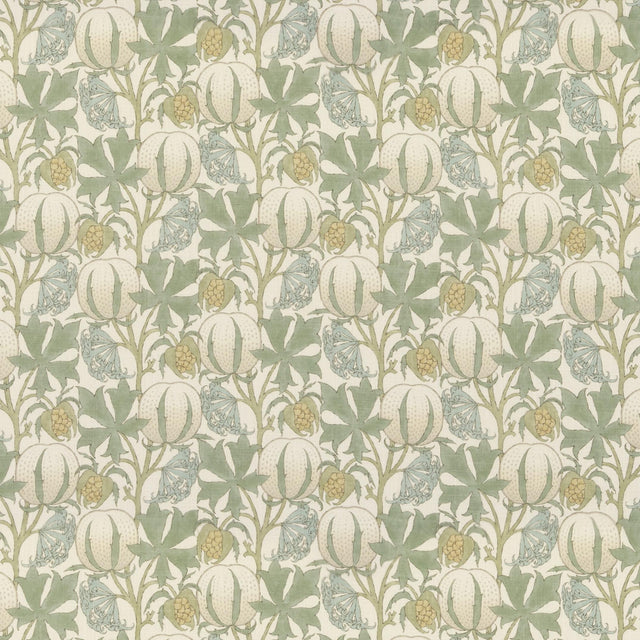 G P & J Baker PUMPKINS AQUA Fabric