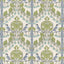 G P & J Baker BIRDS & CHERRIES GREEN/BLUE Fabric