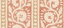 G P & J Baker BIBURY RED/SAND Fabric