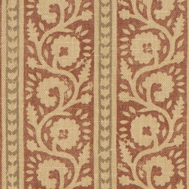 G P & J Baker BIBURY RED/OLIVE Fabric