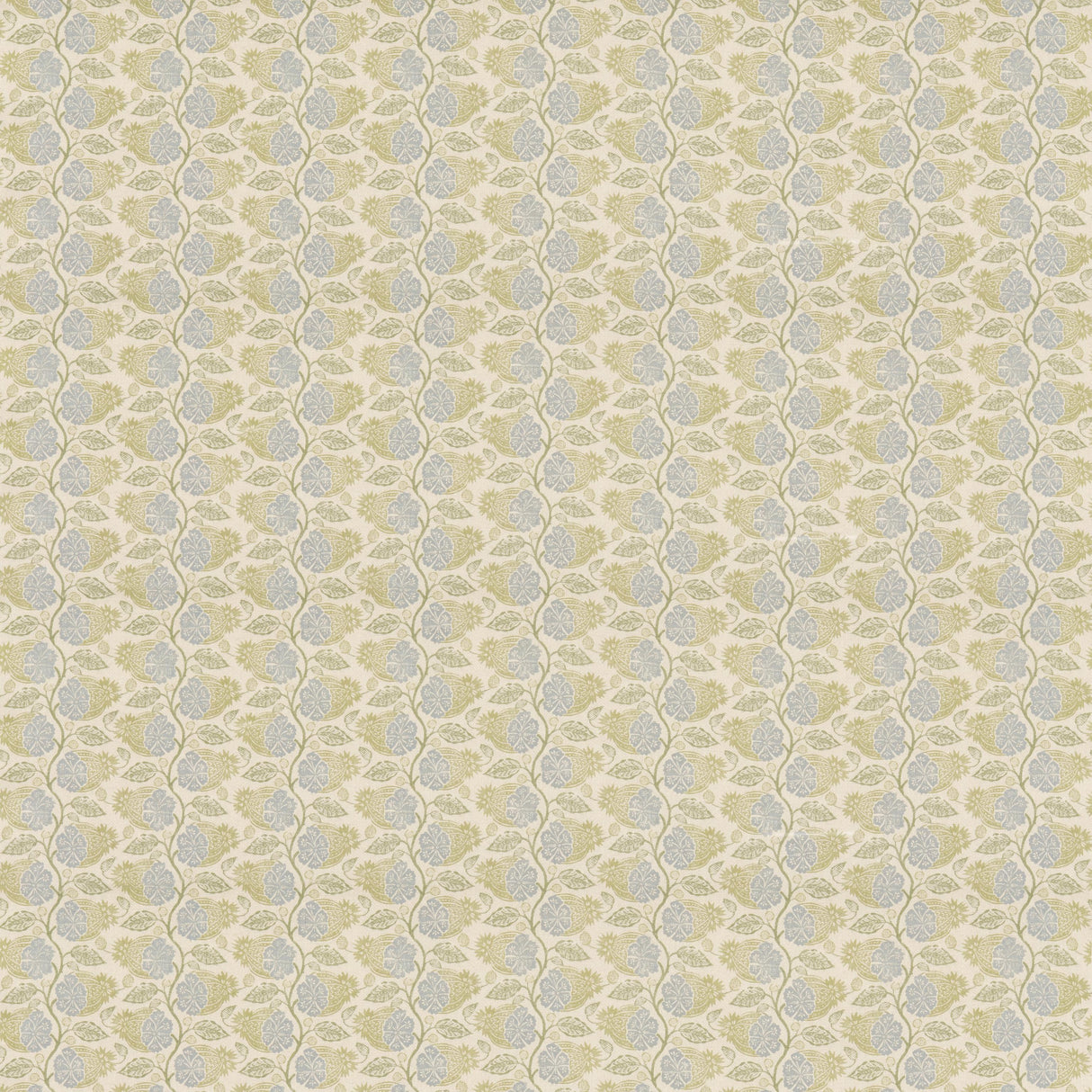 G P & J Baker CALCOT GREEN/BLUE Fabric