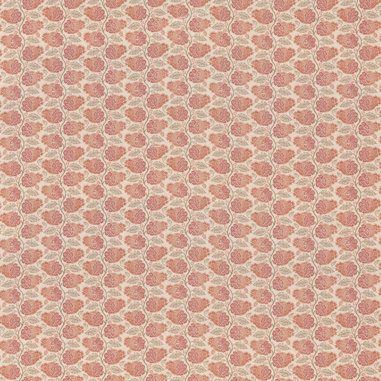 G P & J Baker CALCOT RED Fabric