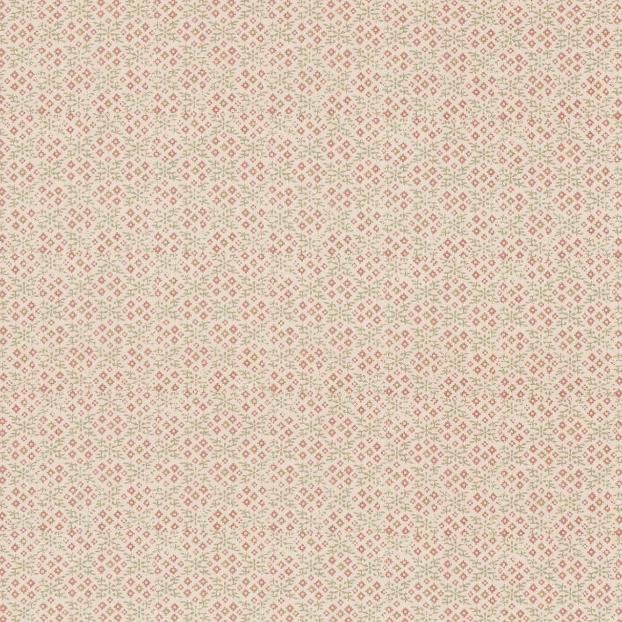 G P & J Baker GRANTLY GREEN/RED Fabric