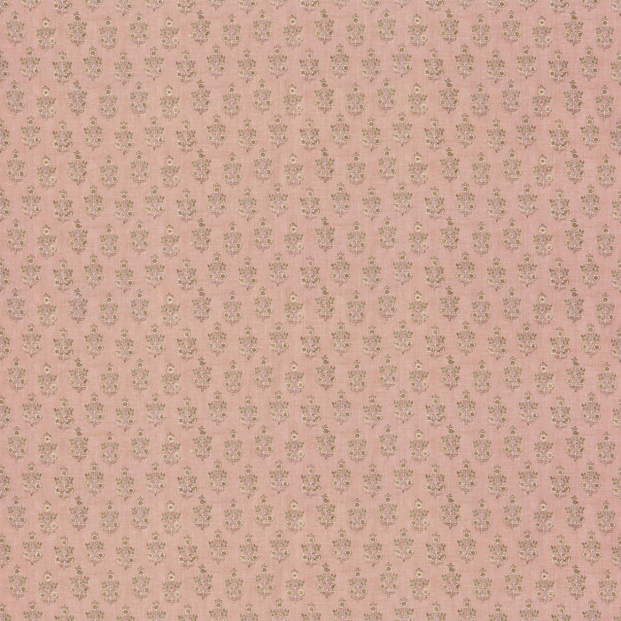 G P & J Baker POPPY SPRIG BLUSH Fabric