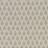 G P & J Baker POPPY SPRIG AQUA/BLUSH Fabric
