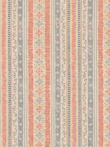 G P & J Baker COMPTON INDIGO/RED Fabric
