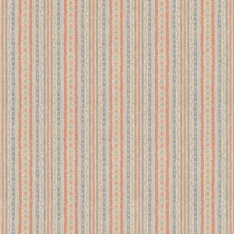 G P & J Baker COMPTON INDIGO/RED Fabric