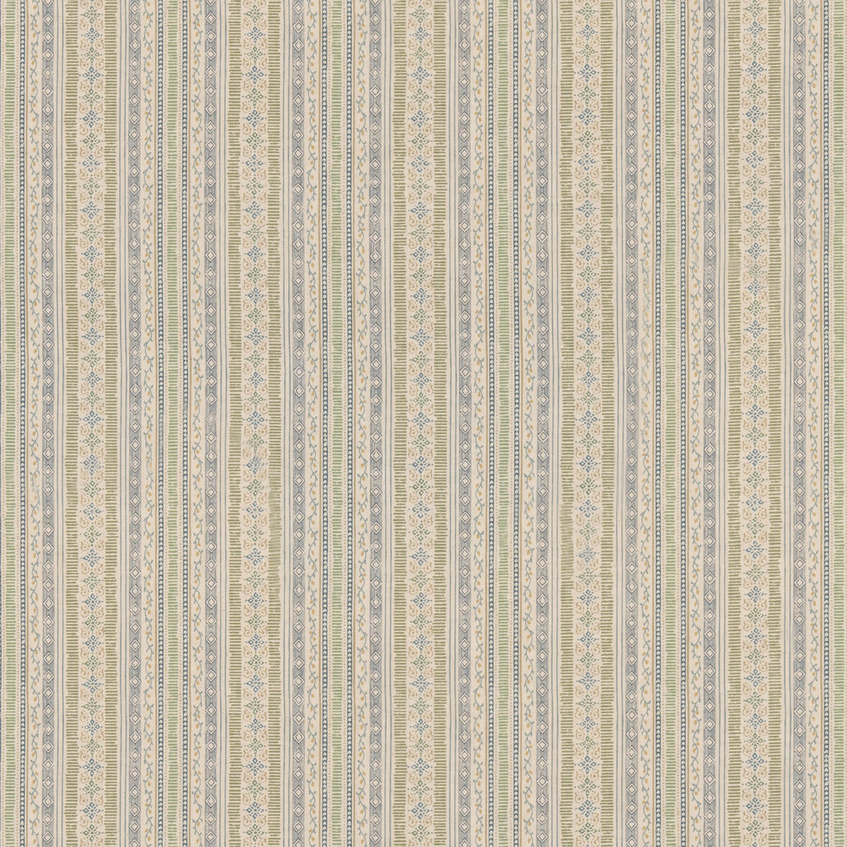 G P & J Baker COMPTON GREEN/BLUE Fabric