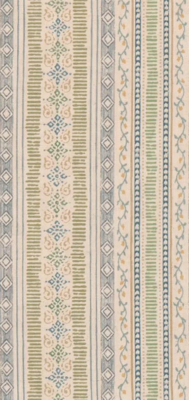 G P & J Baker COMPTON GREEN/BLUE Fabric
