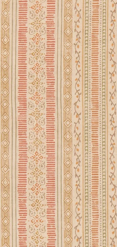 G P & J Baker COMPTON RED/OCHRE Fabric