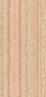 G P & J Baker COMPTON RED/OCHRE Fabric