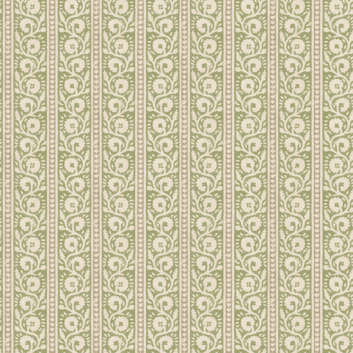 G P & J Baker BIBURY GREEN Wallpaper