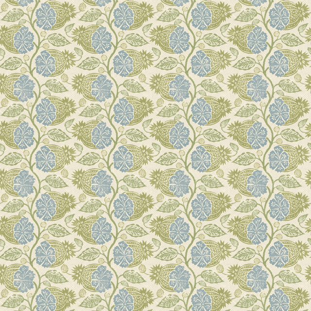 G P & J Baker CALCOT GREEN/BLUE Wallpaper