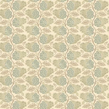 G P & J Baker CALCOT AQUA Wallpaper