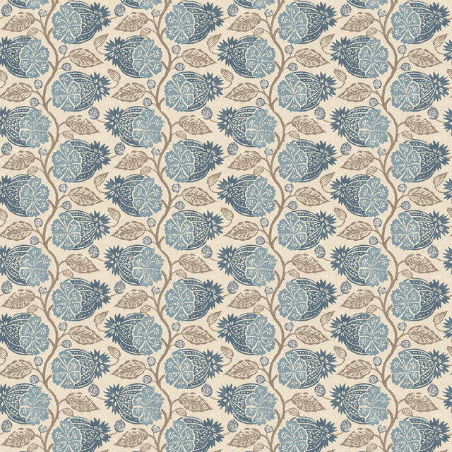 G P & J Baker CALCOT INDIGO Wallpaper