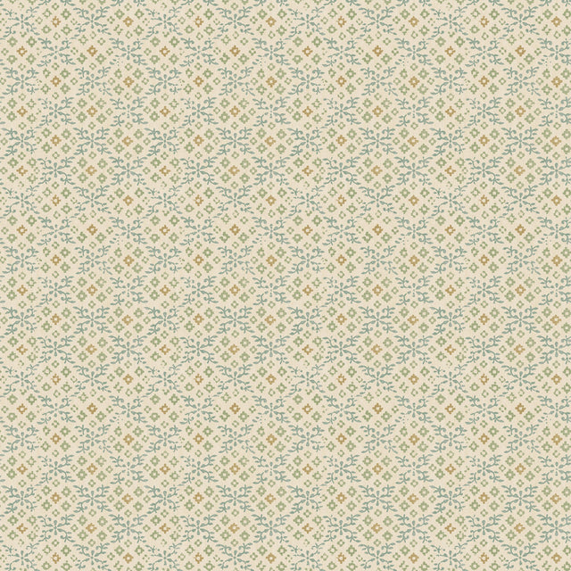 G P & J Baker GRANTLY AQUA Wallpaper