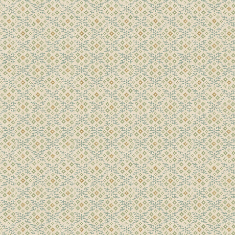 G P & J Baker GRANTLY AQUA Wallpaper