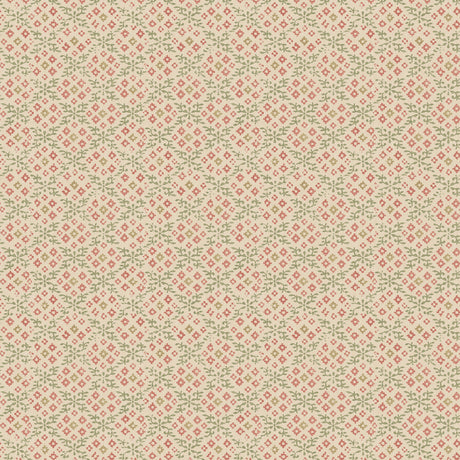 G P & J Baker GRANTLY RED/GREEN Wallpaper