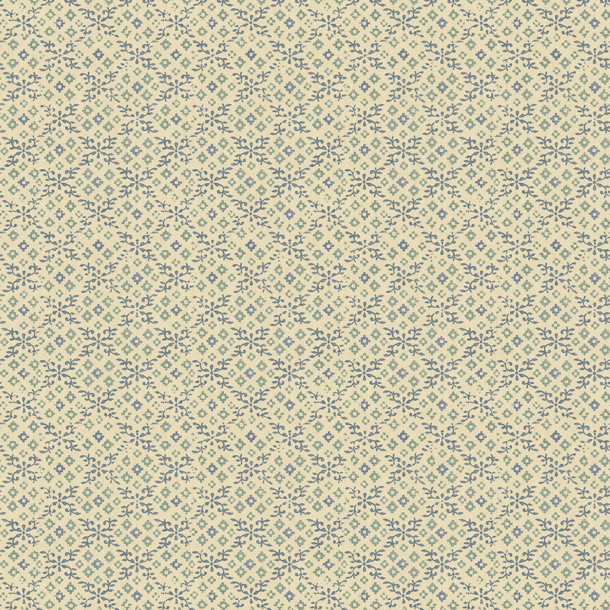 G P & J Baker GRANTLY BLUE Wallpaper