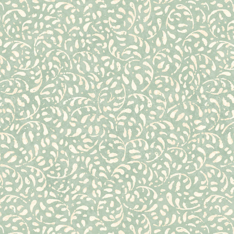 G P & J Baker TANSY AQUA Wallpaper
