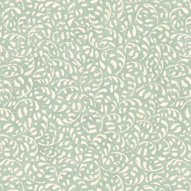 G P & J Baker TANSY AQUA Wallpaper