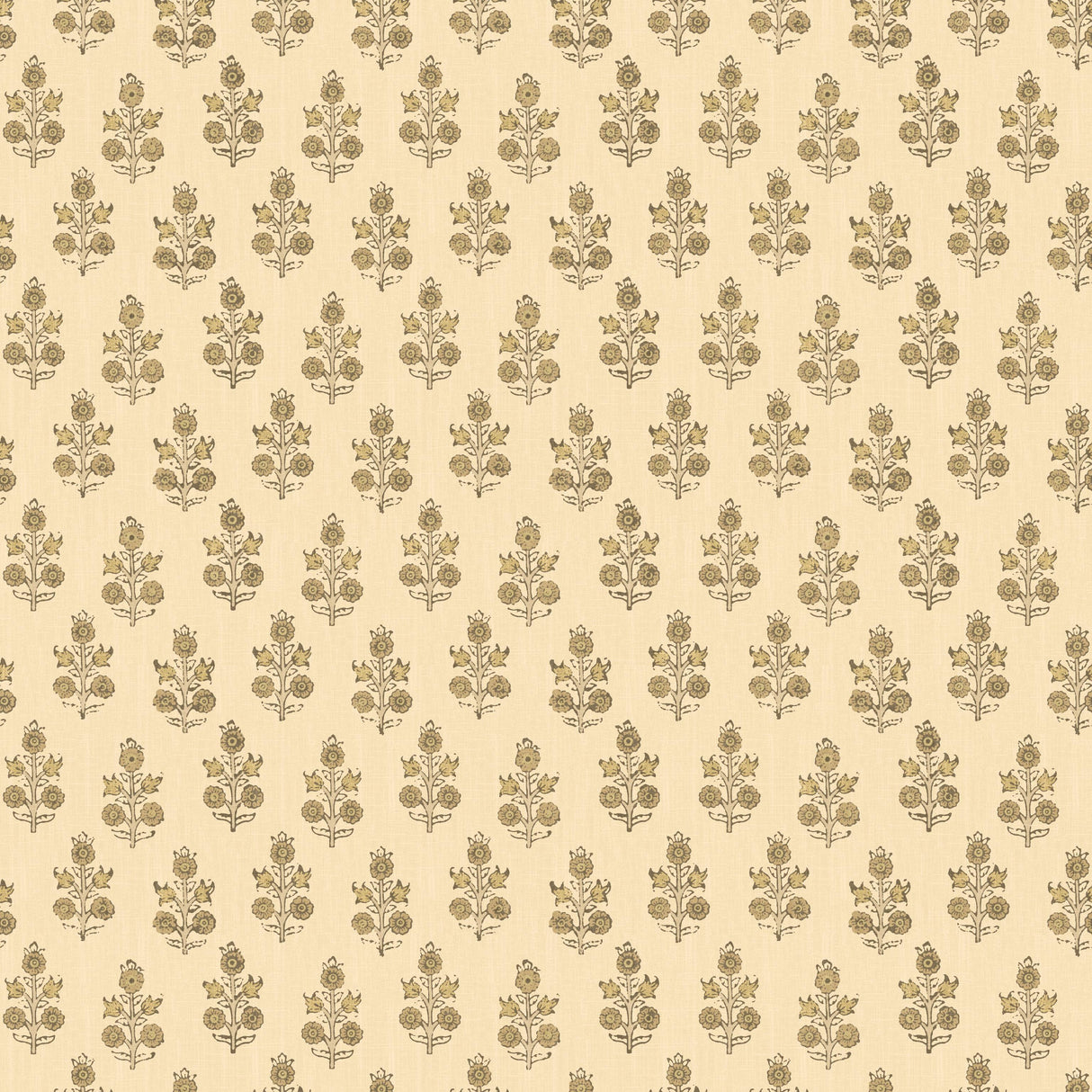 G P & J Baker POPPY SPRIG PARCHMENT Wallpaper