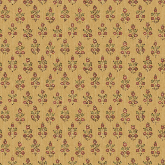 G P & J Baker POPPY SPRIG OCHRE Wallpaper