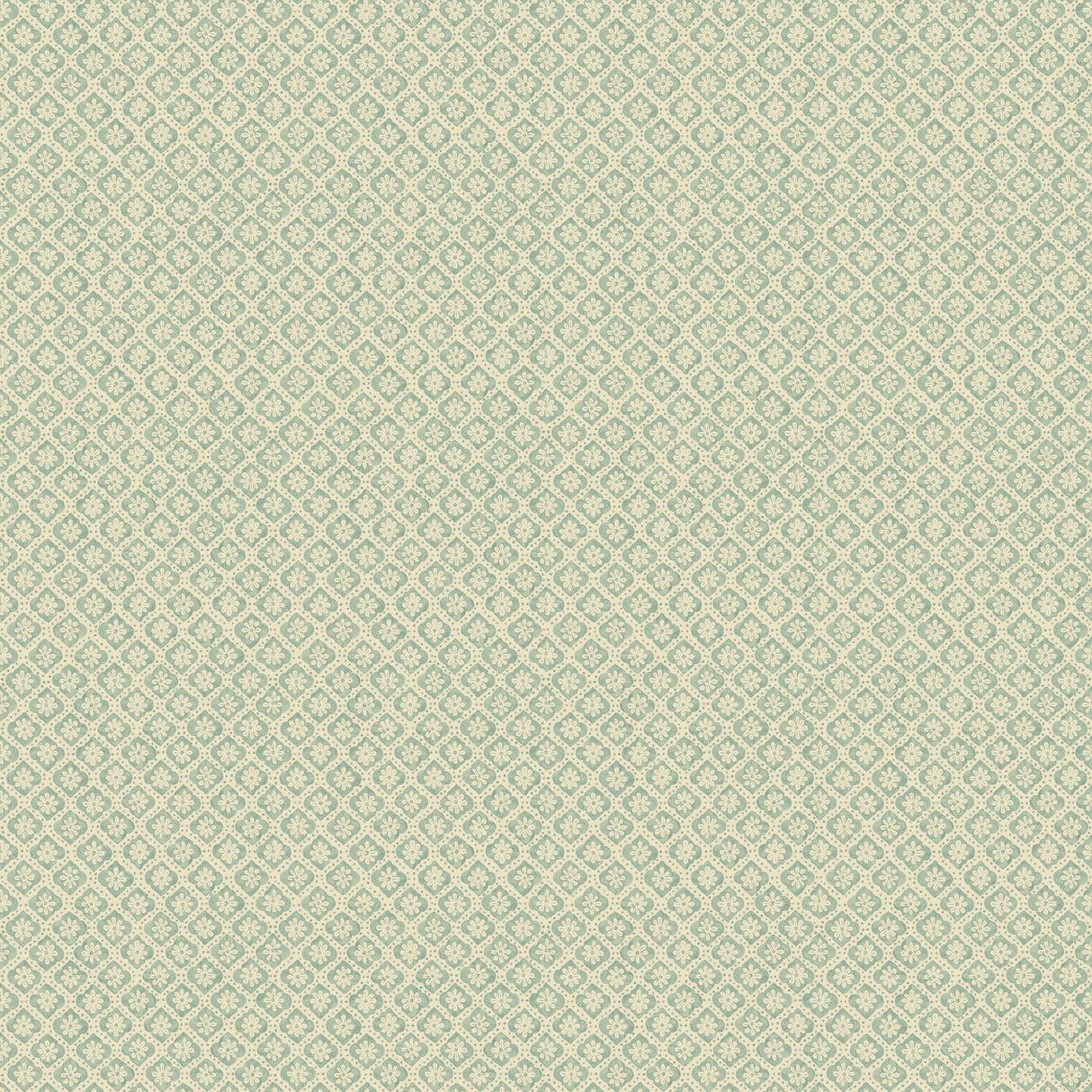 G P & J Baker INDUS FLOWER AQUA Wallpaper