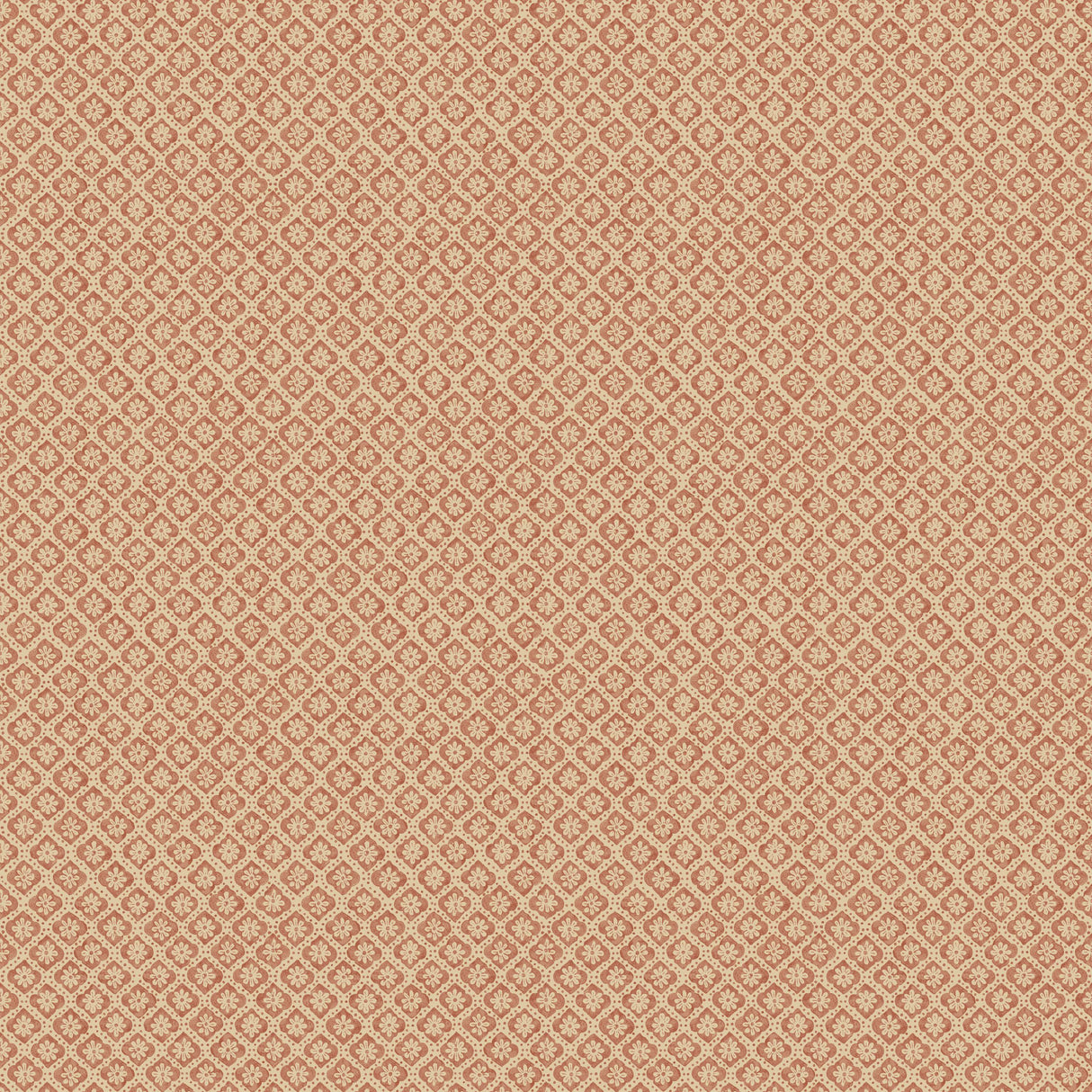 G P & J Baker INDUS FLOWER SOFT RED Wallpaper