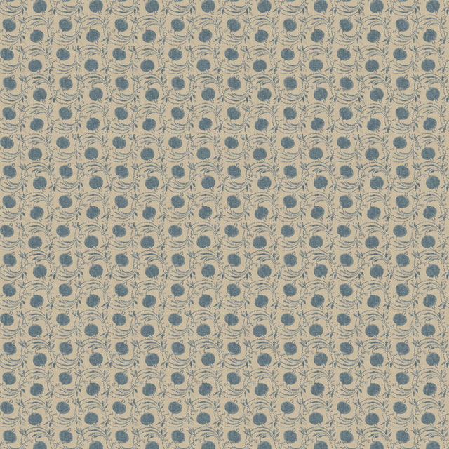 G P & J Baker SEED POD BLUE Wallpaper