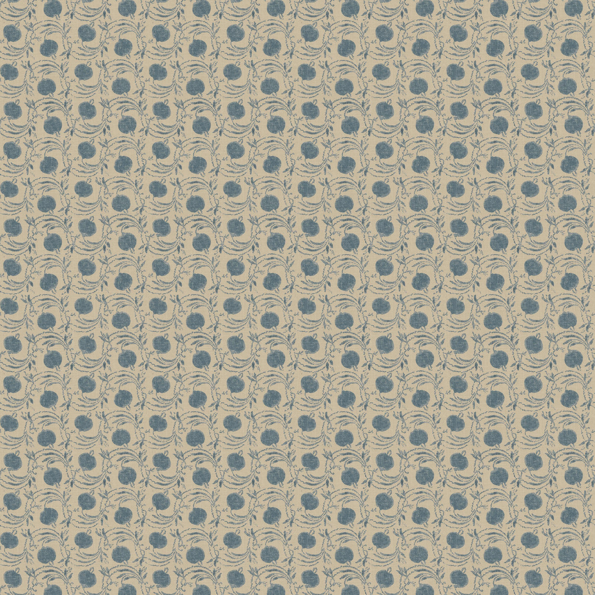 G P & J Baker SEED POD BLUE Wallpaper