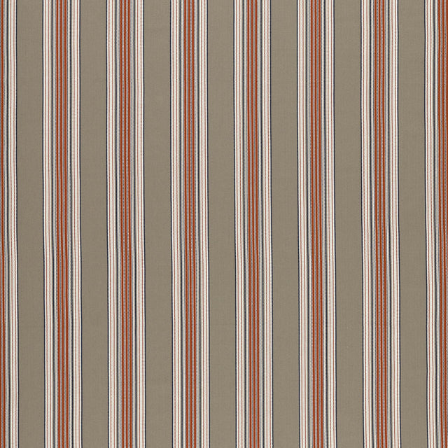 Clarke & Clarke MARYLEBONE NAVY/ROUGE Upholstery Fabric