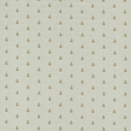 Clarke & Clarke FALENA LINEN/GOLD Drapery Fabric