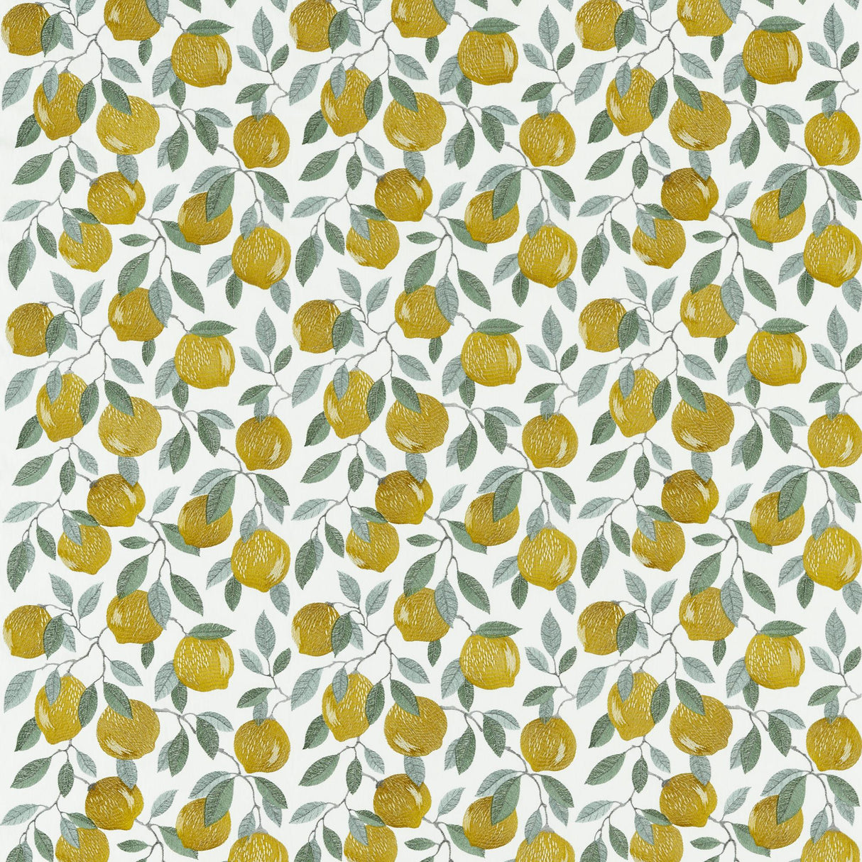 Clarke & Clarke SICILIAN LEMON Drapery Fabric