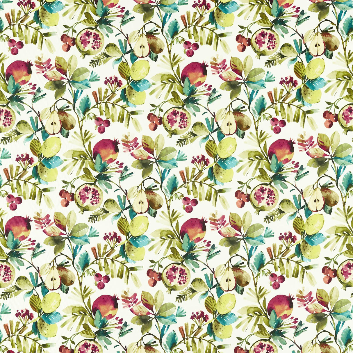 Clarke & Clarke FRUTA SUMMER COTTON Fabric