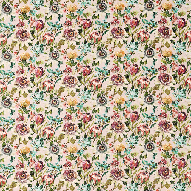 Clarke & Clarke PARADISE BLUSH Fabric