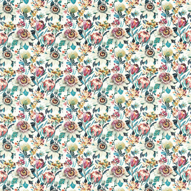 Clarke & Clarke PARADISE RUSSET Fabric