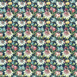 Clarke & Clarke PARADISE MIDNIGHT VELVET Fabric