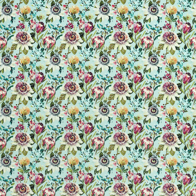 Clarke & Clarke PARADISE MINERAL VELVET Fabric