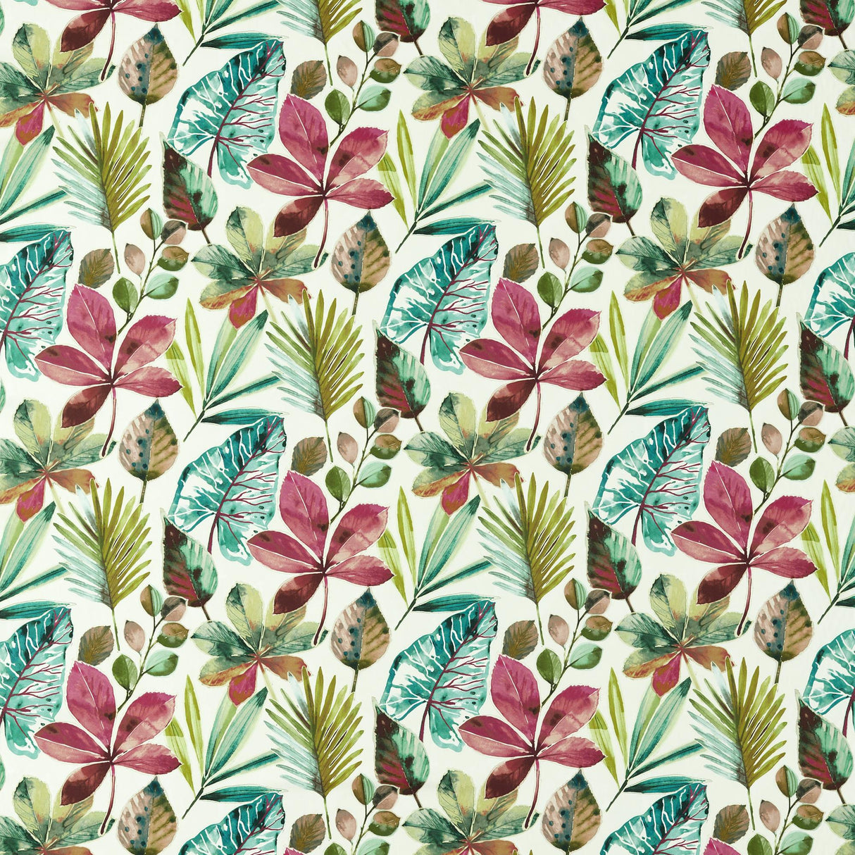 Clarke & Clarke RAINFOREST AUTUMN Fabric