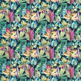 Clarke & Clarke RAINFOREST MULT VELVETI Fabric