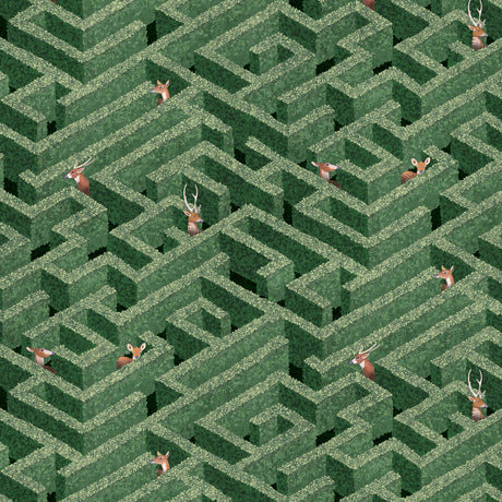 Kravet LABYRINTH WITH DEER 01 Wallpaper