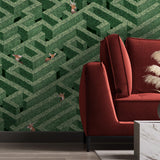 Kravet LABYRINTH WITH DEER 01 Wallpaper