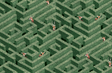 Kravet LABYRINTH WITH DEER 01 Wallpaper