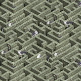 Kravet LABYRINTH WITH OSTRICHES 01 Wallpaper
