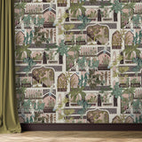 Kravet PEACOCK ARCHES 01 Wallpaper
